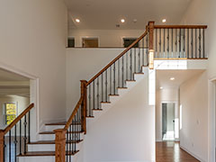 Two story foyer with balcony